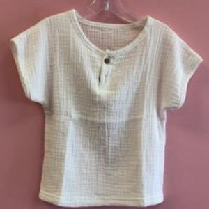 white linen top for boys